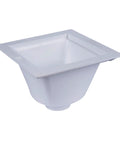 Floor Mounted Utility Sink With 3 Inch Socket White Small Workhorse Sink For Garage Or Laundry Room And Workshop Built To Last Durable Basin For Residential And Commercial Use Everyday Pro Grade Performance