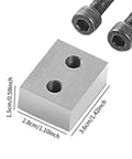 Zguzmcmk Electric Rebar Cutter Blades Hydraulic Steel Cutting Machine Accessories mounting block with two holes.