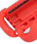 Close-up of Garosa Wire Stripper showcasing SK5 steel blade and ABS TPR grips for easy cable insulation removal.