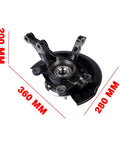 Front Right Steering Knuckle And Wheel Hub Bearing Assembly Replacement For 2007 2008 2009 CRV 2.4L L4 With OEM 51211-SWA-A00