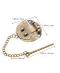 Retro Iron Alloy Hasp Latch Tower Buckle Chain Lock For Vintage Jewelry Chest Treasure Display Case Storage Security secure design features.