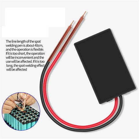 Portable DIY Spot Welder Kit with 6 Speed Adjustable Energy Storage Technology, welding pen and black control box