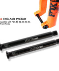 Front Hub Thru Axle 15x100mm And 15x110mm For Fox SC32 34 36 38 40 Forks Aluminum 6061 T6 M14x1.5 Thread