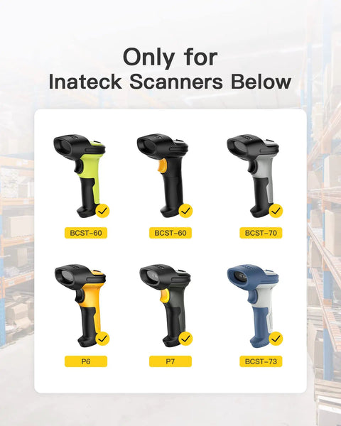 Barcode Scanner Charging Base 2 In 1 Stand And Charger For BCST 60 BCST 70 BCST 73 P6 P7 Hands Free Scanning To Boost Workflow