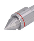 Mt5 60 Degree Morse Taper Live Lathe Center For Heavy Duty High Speed Lathes And CNC Machining, Precision Ground High Carbon Steel, Triple Ball Bearing