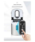Big Time Countertop Ice Maker Machine For Kitchens And Offices Quick Freeze Crystal Clear Cubes Daily With Darn Quiet Operation And Slick Auto Drain Feature control panel with finger touch