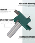 Upgrade Your Shop With This Badass 2 Inch CNC Surfacing Bit For Flattening Wood Or MDF Like A Boss, showing alloy blade and carbon steel shank.