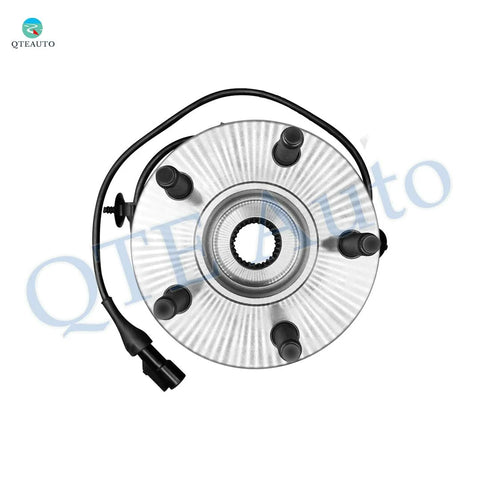 Front view of Front Wheel Hub Bearing Assembly Replacement For Ford Explorer Sport Trac 2001 2005 4WD Not Coated Compatible