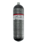 High Pressure 4500 PSI Air Tank For PCP Airguns With 4.7 Liter Capacity, carbon fiber M18x1.5, front view