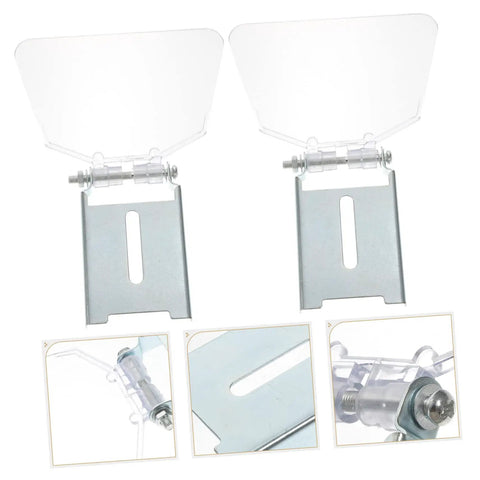 Bench Guard Replacement Kit For Grinding Machines Angle Guard Eye Plate Assembly Stainless Steel Eye Plate system shown