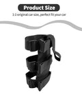 Ford Bronco Trunk Mount for Fire Extinguisher Beefed Up Heavy Duty 3 Lb Carrier Rugged Roll Bar Holder Black