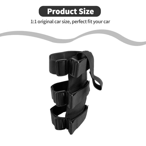 Ford Bronco Trunk Mount for Fire Extinguisher Beefed Up Heavy Duty 3 Lb Carrier Rugged Roll Bar Holder Black