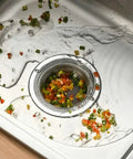 Ditch the Plumbing Headache Forever with This Tough Stainless Steel Sink Strainer Mesh Drain Catcher Filter Screen traps hair food crumbs and bathtub gunk while keeping things moving smooth in a sink.