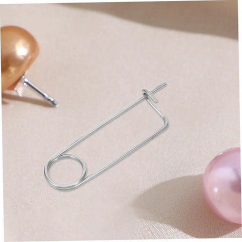Rock Solid Heavy Duty Stainless Steel Spring Lock Pins For Farm Hitches And Industrial Gear With Unbreakable Anti Vibration Stability That Slams Down Easy on fabric background.