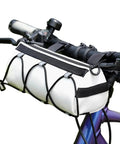 Bike Handlebar Bag For Marin Rift Zone 2000-2025 Waterproof Front Bag With Dual Zippers attached to handlebars.