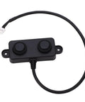 Front view of Boss Level Ultrasonic Distance Sensor for Robots, IP67 waterproof, 3 to 450 cm range, UART controlled proximity sensor.