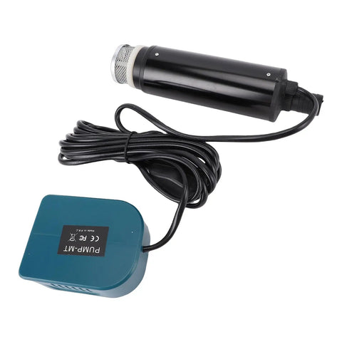 Kick Flooded Basement Blues To The Curb With This Heavy Duty 500 Gallons Per Hour Cordless Submersible Sump Pump Boasting Sixteen Feet Of Reliable Lifting Power shown with power cord and filter.