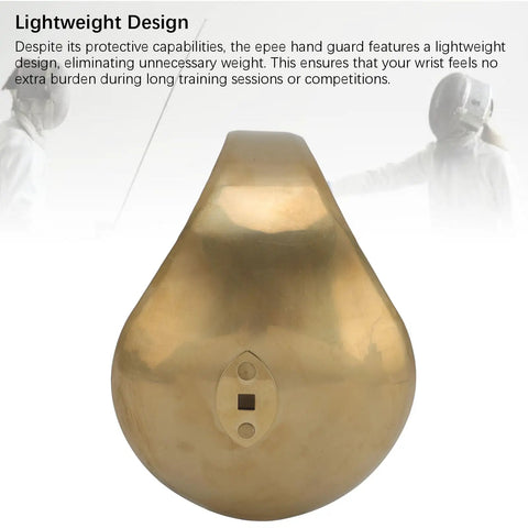 Lightweight Fencing Hand Guard Plate With Pro Grade High Strength Stainless Steel Sabre Protector for Adult Practice