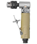 Powerful 25000 RPM Air Drill For Heavy Duty Tapping And Drilling In Auto Furniture And Hardware Maintenance With Rust Proof Coat, side view with 3/8 chuck.