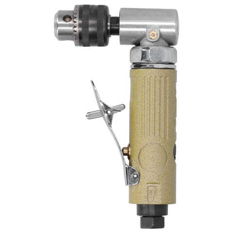 Powerful 25000 RPM Air Drill For Heavy Duty Tapping And Drilling In Auto Furniture And Hardware Maintenance With Rust Proof Coat, side view with 3/8 chuck.