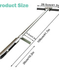 42 Inch Pro Grade Soil Sampler Probe With 304 Stainless Steel Build Ejector Product Size Diagram