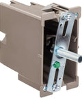 Retrofit Single Gang Wall Box for Stud or No Stud Install Old Work Electrical Box with One And A Half Inch Toggle Depth for Smart Devices Outlets or Switches Heavy Duty Mount Supports Up to 50 Pounds tan plastic old work electrical box with metal toggle arm