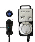 Get That CNC Machine Cranked With This Manual Pulse Generator Handwheel For Precise Axis Control And Smooth Operation On Your Industrial Setup. CNC handwheel with connector and wired panel unit for axis control