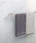 Square Base Wall Mounted Towel Rack, Heavy Duty 20 Inch Towel Bar in Brushed Nickel, SUS304 Stainless Steel, towels hanging