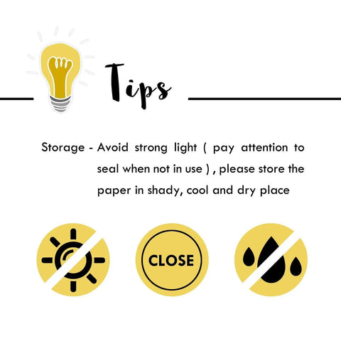 Storage tips for Easy At-Home Iron-On Heat Transfer Paper For White And Light Fabrics Inkjet Compatible Wash Durable No Cracking