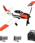 Beginner Friendly RC Airplane With XPilot Stabilization System, 2.4 GHz 4 Channel Remote, T28 Trojan ParkFlyer Plane displayed