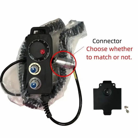 Grab This Sweet CNC Electronic Handwheel With Multiple MP Modes Including BD4S BA5S BE6S And More. Black wired controller with connector and bracket