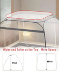 Pop Up Mosquito Tent With Instant Fold Frame for hassle-free setup, sealed netting bottom, ultra-portable for indoor outdoor use.