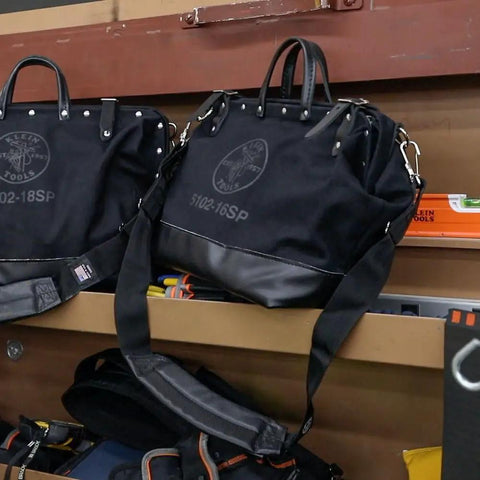 Padded Adjustable Shoulder Strap For Tool Tote And 5003 Series Bags, 37 To 55 Inch, dual-end fit on canvas bag