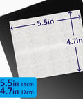Eyeglass lens wipes, front view: 200 pre-moistened wipes; sheet size 5.5 x 4.7 in.