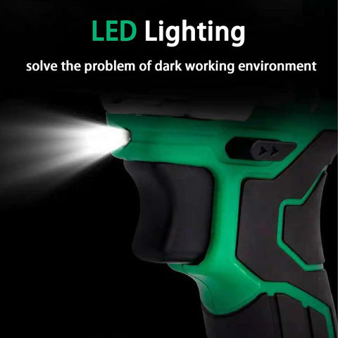 Huge 4 Wheel Drive Electric Wire Threader With Adjustable Speed And Battery showing LED lighting for dark environments.