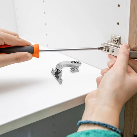 Installing Stainless Steel Corner Cabinet Hinges Set, Four Pack With Unique 45 Degree Angle Design For Heavy Duty Kitchen Cabinets
