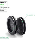 2 Inch Rubber Grommets For Wiring, 42 Mm Inside Diameter Double Sided Round Cable Hole Plugs, Firewall Grommet