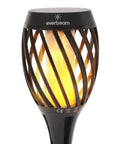 P2 Solar Flickering Flame Torch Light With Realistic Fire, IP65 Waterproof Outdoor Tiki Lamp, One Of A Kind Lampshade