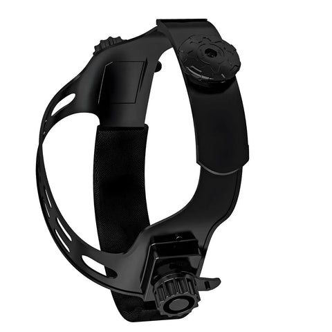 Side view of Adjustable Comfort Welding Headgear With Full Face Coverage Built Tough For Welders Lightweight ABS Protective Gear