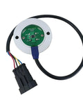 64Bit Steering Motor Encoder Sensor W201301C for Excavator and Forklift, detailed circuit board and connector view.