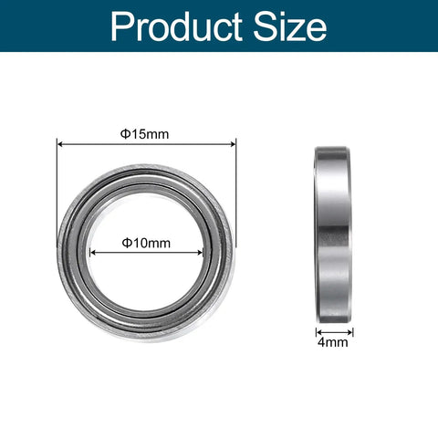 Top Shelf Deep Groove Ball Bearings Forged From Tough Chrome Steel Featuring Reliable Double Metal Shielding To Deliver Legit Load Capacity For Any Heavy Duty Machine