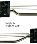 Electric Range Oven Rack Replacement 22-7/8 Inches Wide By 16 Inches Deep Model Specific Fit Not Universal Beefy Durable Steel Rack shown with ruler