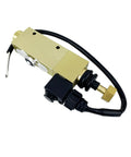 5-Port Directional Control Valve With 30mm Solenoid And Manual Override, Beefy Heavy Duty 5-Way Hydraulic Pneumatic Valve For Snow Plows, Dump Trucks, And Log Splitters, Brass And Steel Construction - Side view