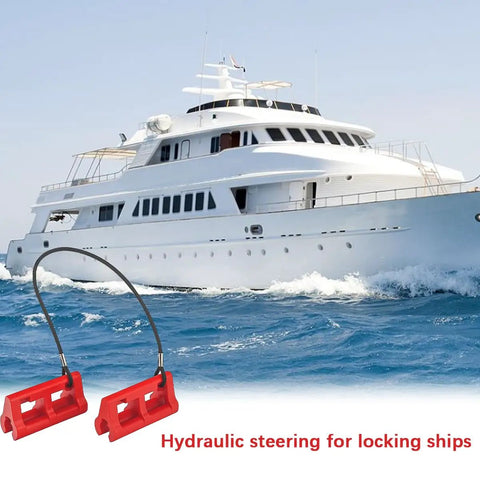 Hydraulic Steering Lock 4 Inch Steer Stop For Outboard Motors Universal For Trailering Or Transport