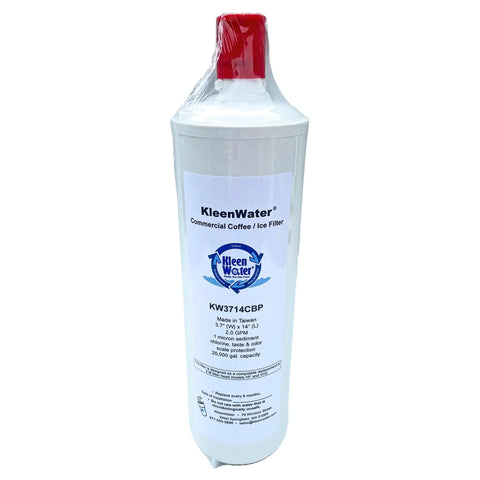 Heavy Duty Commercial Coffee And Ice Maker Replacement Water Filter 12 Pack, 14" long, designed for ice machines.