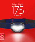 LED Headlamps Pro200 Five Pack Batteries Included IPX4 Water Resistant Hands Free Light For Camping Hiking Emergency