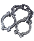 Plastic Halloween Shackles On Chain Handcuff Prop For Dope Costume Decor And Photo Ops Lightweight Cuffs With A 4 Inch Diameter And 32 Inch Chain