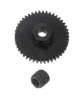 Mod 1 44T 8mm Bore Hardened Steel Pinion Gear For RC Cars And Trucks, Surface Hardened 45 Carbon Steel Spur Gear with grub screw