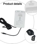 Reliable Mini Ups With 6000 Mah Battery Backup For Wifi Routers Modems And Security Cameras 12 Volt 2 Amp Power Supply with cord.