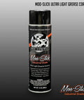 Moo Slick Industrial Grade Ultra Light RC Grease Coating For Bearings, Gears, And Linkages, Water Resistant PTFE Formula Slashes Wear, Heat, And Friction, Keeps Your RC Parts Moving Smooth, 14 Oz. aerosol can label